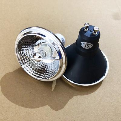 China Indoor Lighting Indor Lighting AR70 LED Spotlight 7W 10W GU10 LED Bulb Lamp AC85-265V Black Body White Body for sale