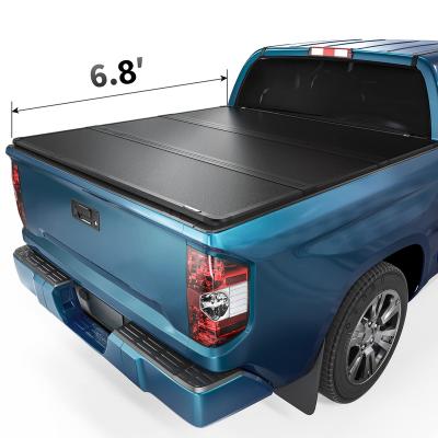 China 6.8ft Aluminum Alloy and PVC Triple Cloth For 2020 Chevrolet Salvador Tonneau Cover for sale