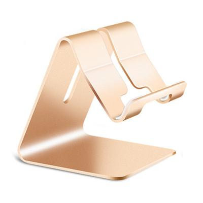 China Simple Cartoon Logo Brand Stand Holder PORTABLE Custom Aluminum Smart Cell Phone Accessories Computer for sale