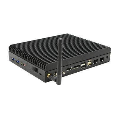 China Dual LAN Computer 3855u Intel HD510 CPU Support 4K ZC-G3855DL Industrial Grade Fanless Mini Mini PC No Monitor for sale