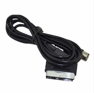 China Other 1.8m V-pin Scart Cable for Sega Megadrive DM Genesis 1 Master System 1 Master System RGB AV Scart Flex Cable for sale