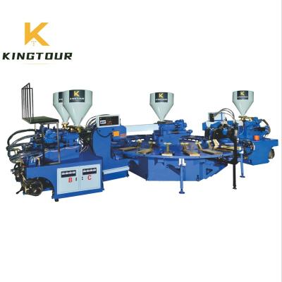 China KT-946 Hotels Four Color PVC / TPR Rotary Sole Injection Molding Machine for sale