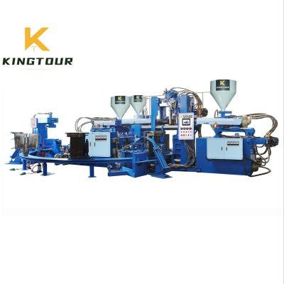 China KT-919 Hotels 3 Color Rotary PVC Rain Boots Making Machine for sale