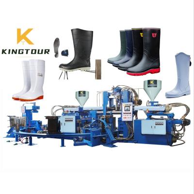 China KT-919 Hotels Three Color Rotary Rain Boot Making Machine for sale