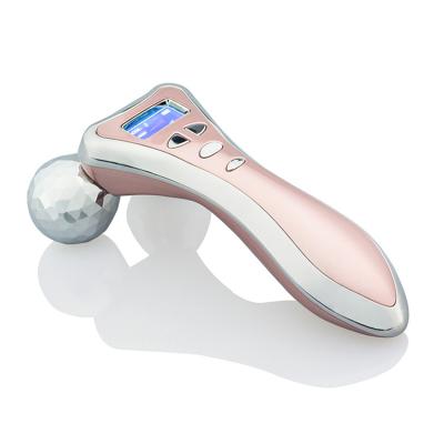 China Y-Shape 3D Roller Massager Face Lift Face Massager Beauty Device EMS Microcurrent Facial Tone Massager For Face for sale