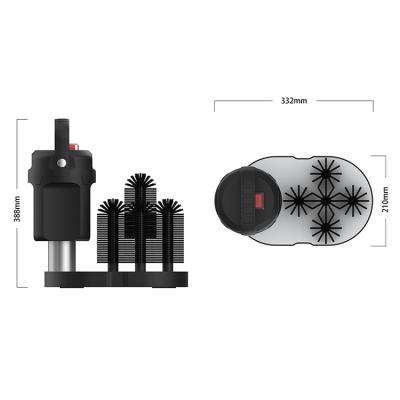 China Wholesale Price 220V 120V 110V Mini Electric Handheld Kitchen Hotel Bar Use Cup Clean Brushes Automatic Glass Seal Machine for sale