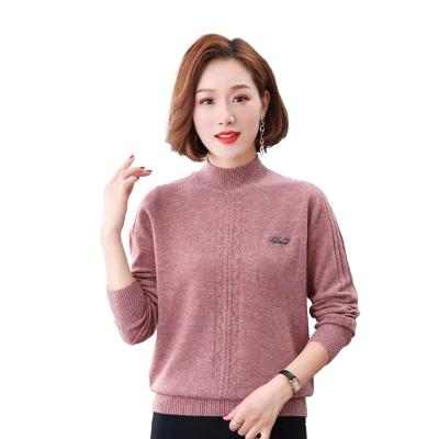 China high quality fashion proven hand knitted sweaters women woolen fabric byride for sale