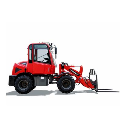 China Shops AOLITE 608C zl10 mini loader construction material telescopic wheel loader 4 wheel electric drive for sale