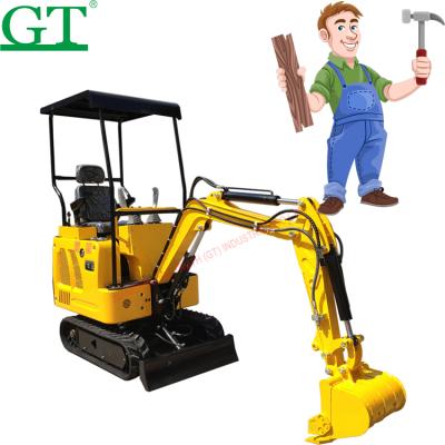 China 0.5-8 Ton Hydraulic Type Mini Earthmoving Machinery Mini Excavator Excavator and Diagger with Chinese Bucket and Hammer Brand for Sale for sale