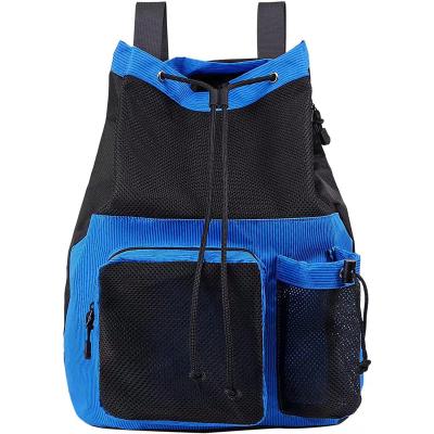 China High Quality Waterproof Drawstring Backpack Mesh String Bag Sports Gym Swimming Backpack for sale