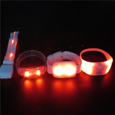 China Remote controlled LED bracelet, DMX controllable, RF control LED bracelet for sale