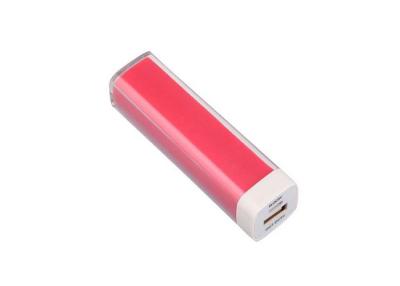 China Plastic Mobiele Machtsbank 2600 Mah-Lippenstift Draagbare Lader voor Gift Te koop