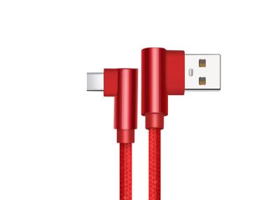 China Doppelter Ellbogen flocht bewegliches USB-Kabel/Daten-Kabel für Samsung Soem-Unterstützung zu verkaufen