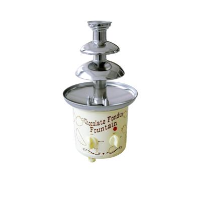 China Hot Sales CF2303 Factory Supply Direct Party Chocolate Fondue Fountain Stainless Steel for sale