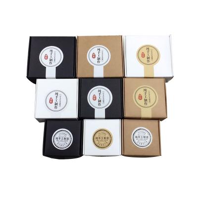 China Luxury White Recycled Paper Cardboard Materials Clothes Scarf Napkin Packaging Recycled Folding Gift Box for sale