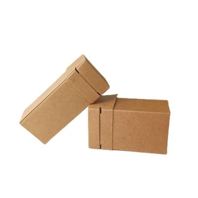 China Recycled Materials Wholesale 350g Rectangle Cosmetic Packaging Cardboard Custom Design 5ml-100ml Essential Oil Bottle Kraft Paper Box for sale