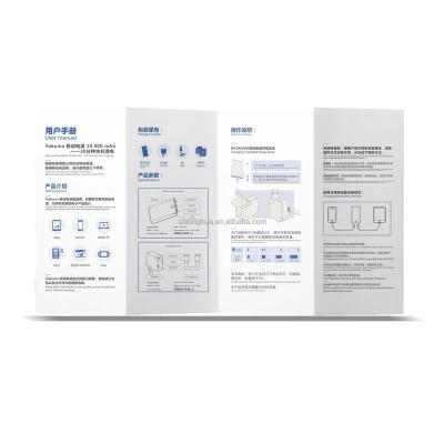 China Light Luxury Decoration Custom Paper Printed Instruction Folding Leaflet Die Cut Brochure Manual for sale