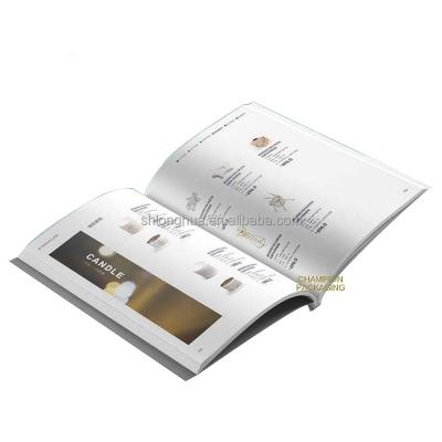 China Custom light luxury logo CMYK business fashion garment magazine book brochure booklet catalog printing service for sale