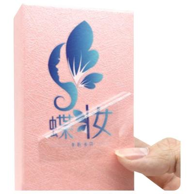 China Clear Vinyl Rose Gold Foil Stickers PVC Rose Gold Sticker LOGO Label Waterproof Circle Printing Adhesive for sale