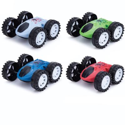 China Pull back hot sale Toy Wholesale New Mini Plastic pull back double-sided dumper 360 Toy Car for sale