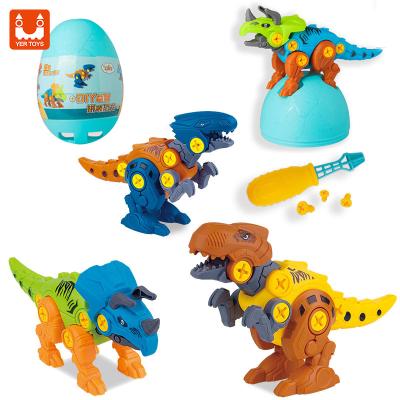 China High Quality Developing Intelligence Take apart Educational Toys Assembly Dinosaur Toy Animal Simulation With Mini Screwdriver for sale