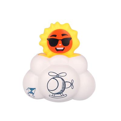 China Plastic Sun Baby Bath Wind Up Toy Baby Bathroom Shower Play Underwater Sun Stars Moon Rain Clouds Toys for sale