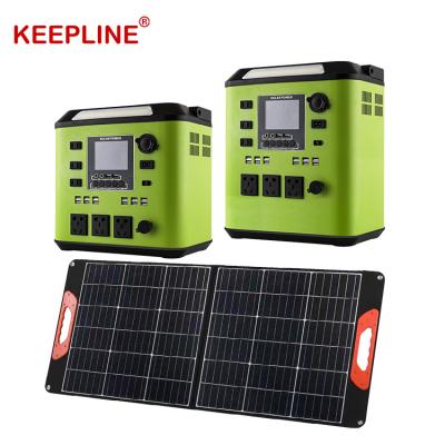 China Professional Design 3 Methods 1000w 1500w 2000w Wireless Generator Charging Outdoor Portable Solar Power Station for sale