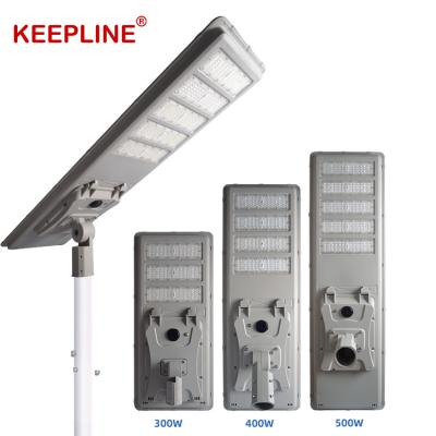 China Garden Factory Wholesale Price IP65 Outdoor 300w 400w 500w All In One Integrated Solar Led Road Light for sale