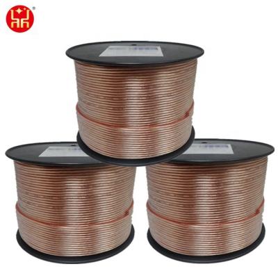 China Speaker Speaker Cable 1.5 Mm Square Transparent For Speaker Cable In China for sale