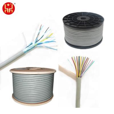 China High quality copper indoor telephone cable (2pair/4pair, 6pair, 10pair, 15pair, 25pair, 50pairs) for sale