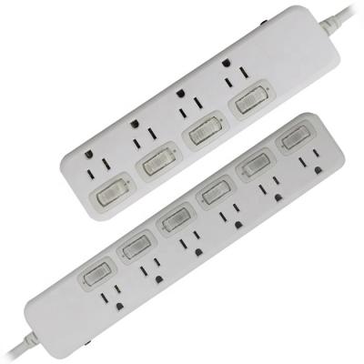 China Multi Hole Flat Cable Cable Socket Residential / General Purpose Socket Panel With Independent Control for sale