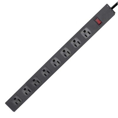 China Residential / General Purpose Large Socket Electrical Heavy Duty 8 Power Extension Dury Strip for sale