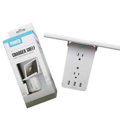 China Residential / Multipurpose 8 Surge Outlet PowerCube Smart Wall Outlet Power Strip With USB Port for sale