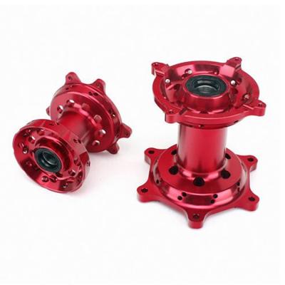 China Motorcycle CNC Color Aluminum Front And Rear Customized Motorcycle Machining Wheel Hub for sale