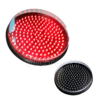 China Clear PC Housing 200mm Lens LED Traffic Light Module , Traffic Light Core for sale