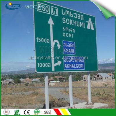 China Construction Safety Reflectorized Road Safety Signage , Road Signage For Guidance for sale