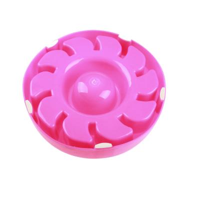 China Sustainable Cute Pet Food Feeding Bowl For Dog Cats, Custom Made High Quality Slow Feeding Dog Plastic Bowl for sale