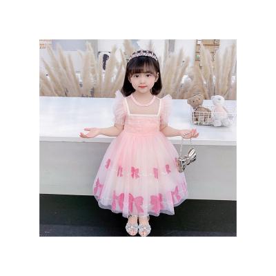 China Popular Princess Dresses For Girls Girls Party Breathable Dress Low Price Summer Girls 5 To 10 Years Old for sale