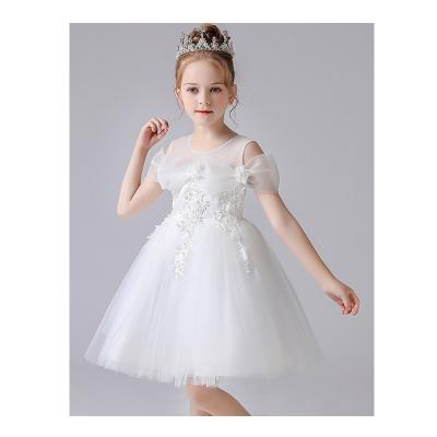 China Breathable Western Flower Girl Dress Patterns For Party Kids Dresses For Weddings Elegant Style Princess Dress for sale