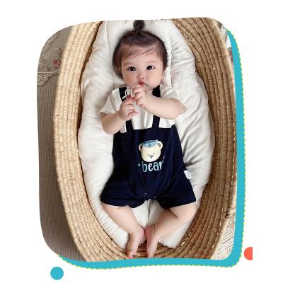 China Comfortable Breathble Baby Onesie Short Sleeve Boy's Romper 2022 New Baby Boy Summer Clothes Summer Clothes For Sale for sale