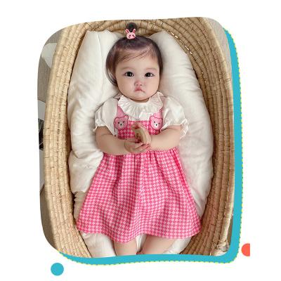 China Infant 100% Cotton Anti-Wrinkle Overalls Summer Organic Romper Vintage Babies Outerwear for sale