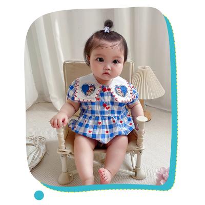 China Breathble Baby Summer Baby Clothes Comfortable Female Super Cute Cotton Thin Babies' Rompers for sale