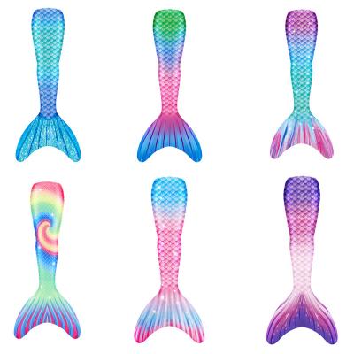 China Breathable Girls Tails Mermaid Tails Kids Bikini Swimming Little Mermaid Swimsuit For Kids Swimwear for sale