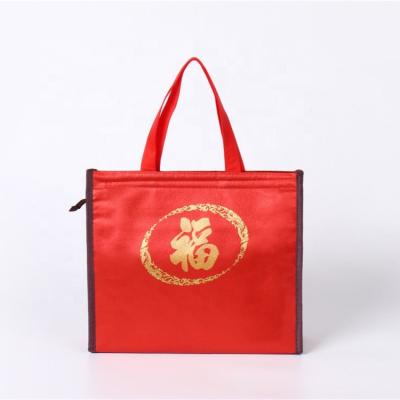 China Viable Wholesale Reusable Waterproof Grocery Lunch Thermal Insulated Cooler Bag For Frozen Food for sale