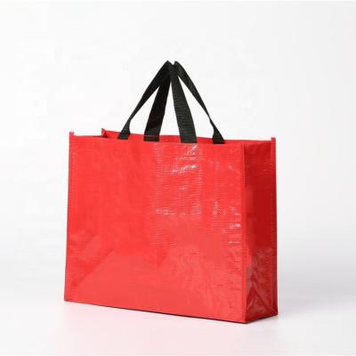 China Custom Hot Selling Top Quality Laminated Nonwoven Viable Tote Shopping Bag for sale