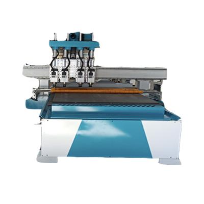 China Garment Shops Wood furniture sheet blanking machine automatic woodworking CNC opening machine four process CNC woodworking sawing machine for sale