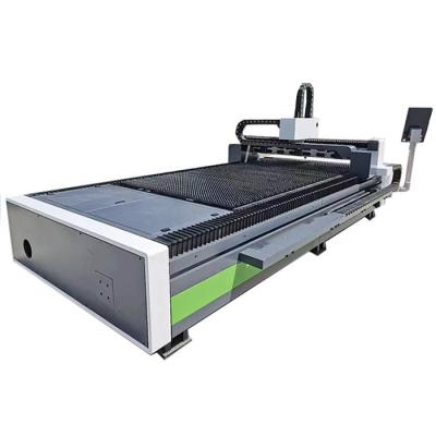 China 3D 1500w Cnc optical fiber laser cutting machine for aluminum plate and steel plate of 3015 with low price for sale