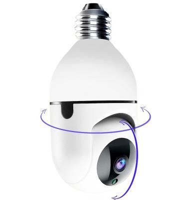 China Spy 360 Spy 360 Night Vision Bombillo Foco IP Network Support E27 NIGHT VISION Cctv Indoor Bulb Camara Wifi Ptz Camera Light for sale