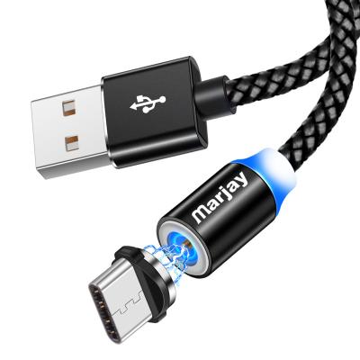 China Magnetic Fast Charging Cheap 3 in1 Magnetic Micro USB Cable For Fast Charging Type C Cable Mobile Phone Android iPhone Magnet Charger USB Wire for sale