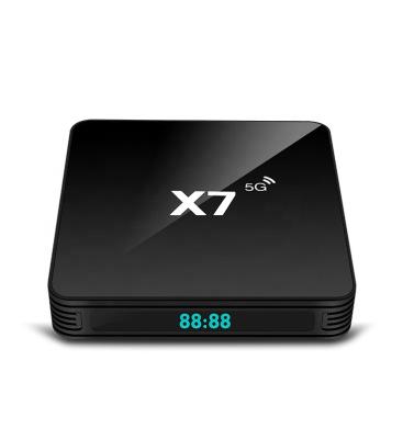 China Original OEM Android TV BOX X7 Set Top Box X7 Android Amlogic S905X4 Set Top Box 10.1 DDR4 4K UHD Pro for sale